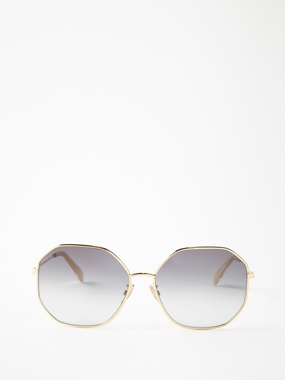 

Солнцезащитные очки в круглой оправе из металла Celine Eyewear, золото