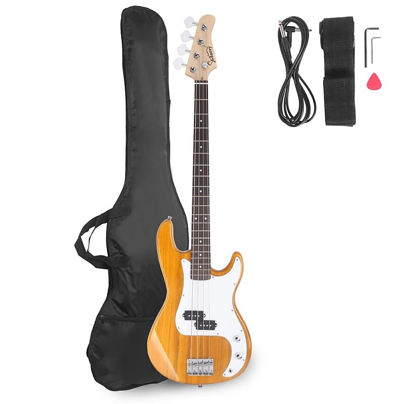 

Басс гитара Glarry GP Electric Bass Guitar Transparent Yellow