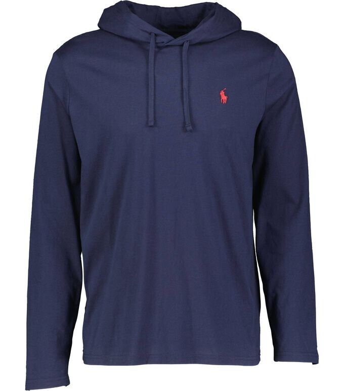 

Рубашка с длинным рукавом и капюшоном Polo Ralph Lauren, синий
