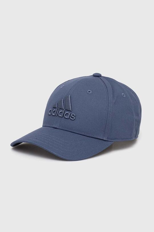 

Хлопковая бейсболка adidas, синий