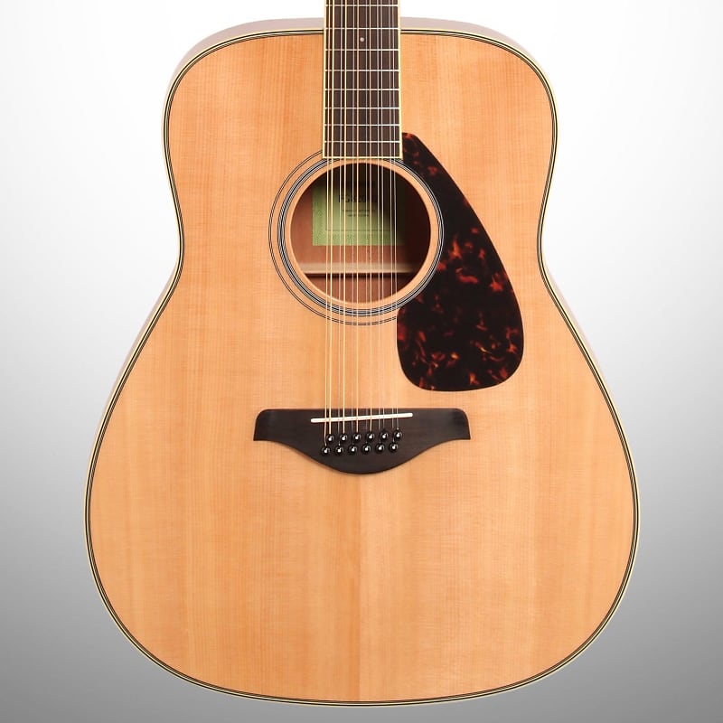 ibanez pf1512 nt 12 струнная акустическая гитара Акустическая гитара Yamaha FG82012 Folk Acoustic Guitar, 12-String