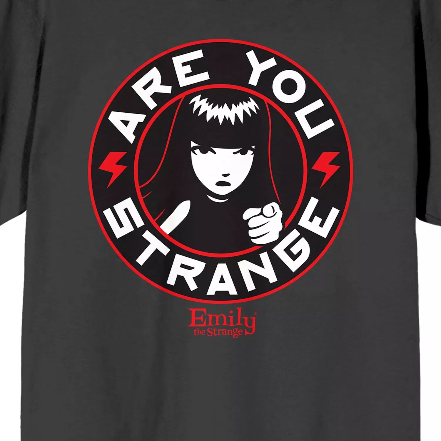 

Мужская футболка Emily The Strange Are You Strange Licensed Character