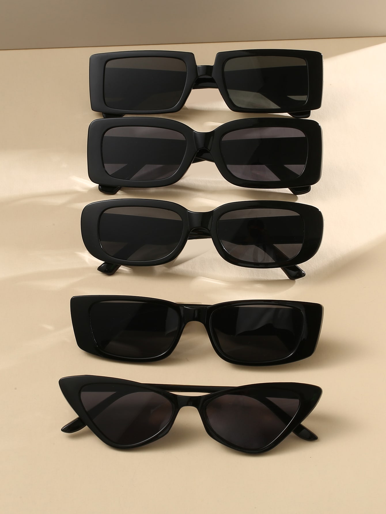 5 шт./компл. модные солнцезащитные очки в стиле ретро