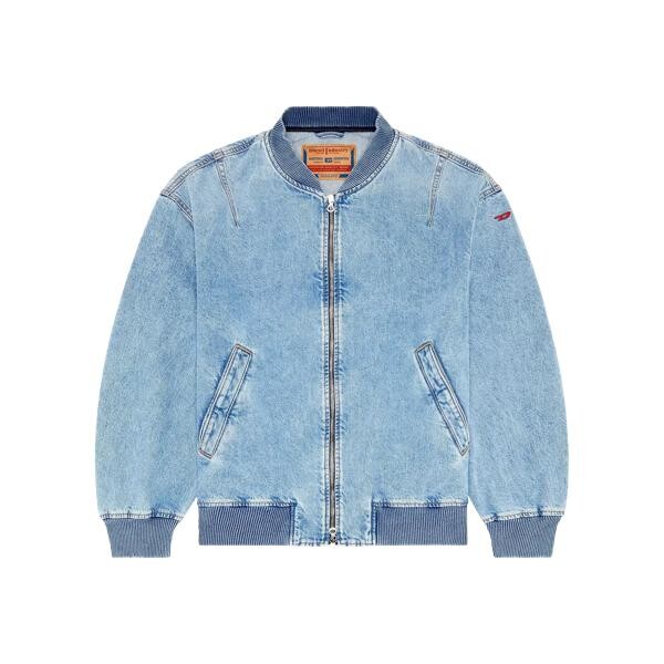 

Куртка jeansjacke mit logo-stickerei 0 0 Diesel, мультиколор