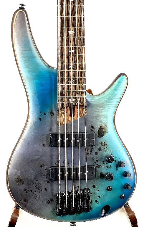 Басс гитара Ibanez Premium SR1605B 5-String Electric Bass Tropical Seafloor Flat Ser# 200102205