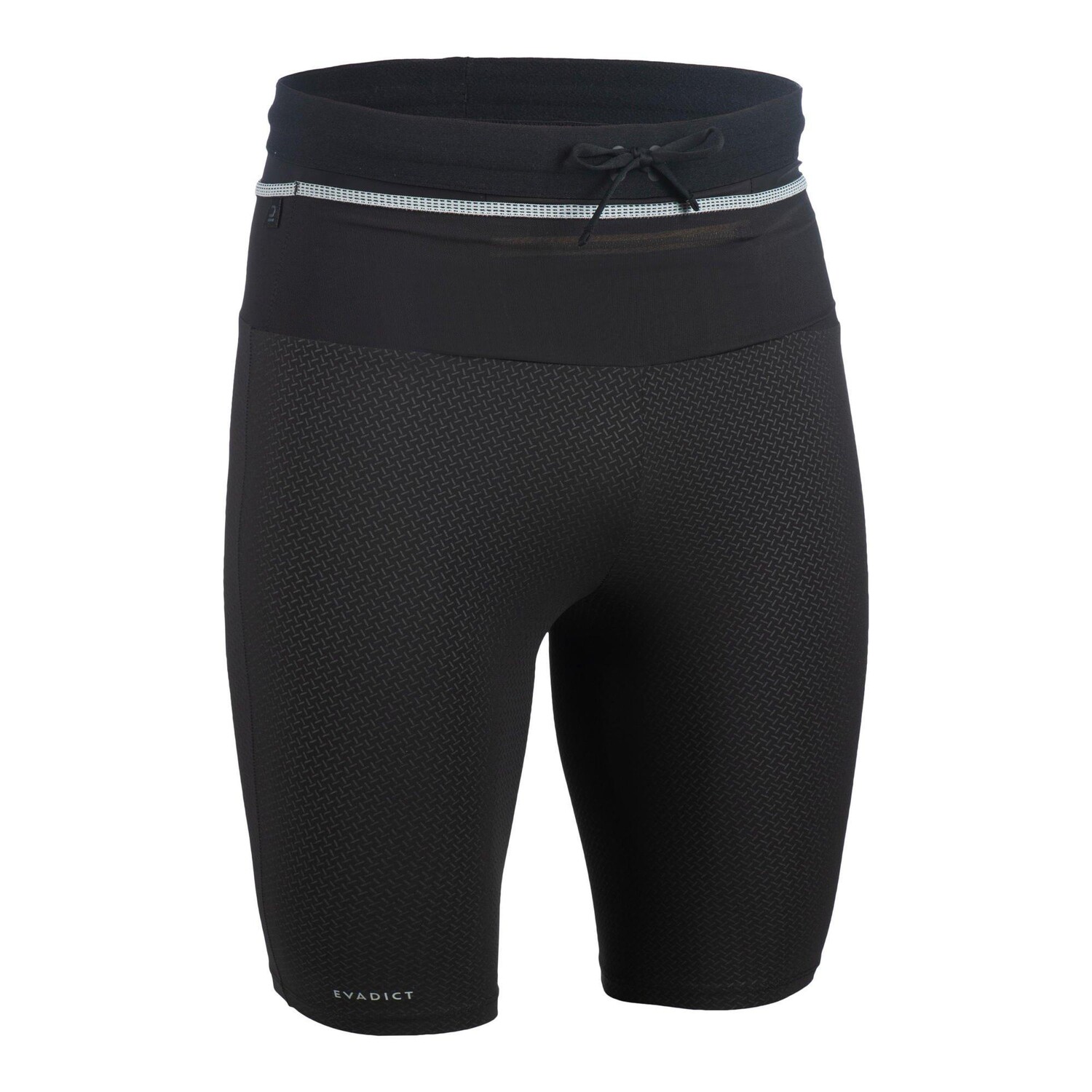 

Леггинсы для трейлраннинга Decathlon с тиснением Evadict, черный