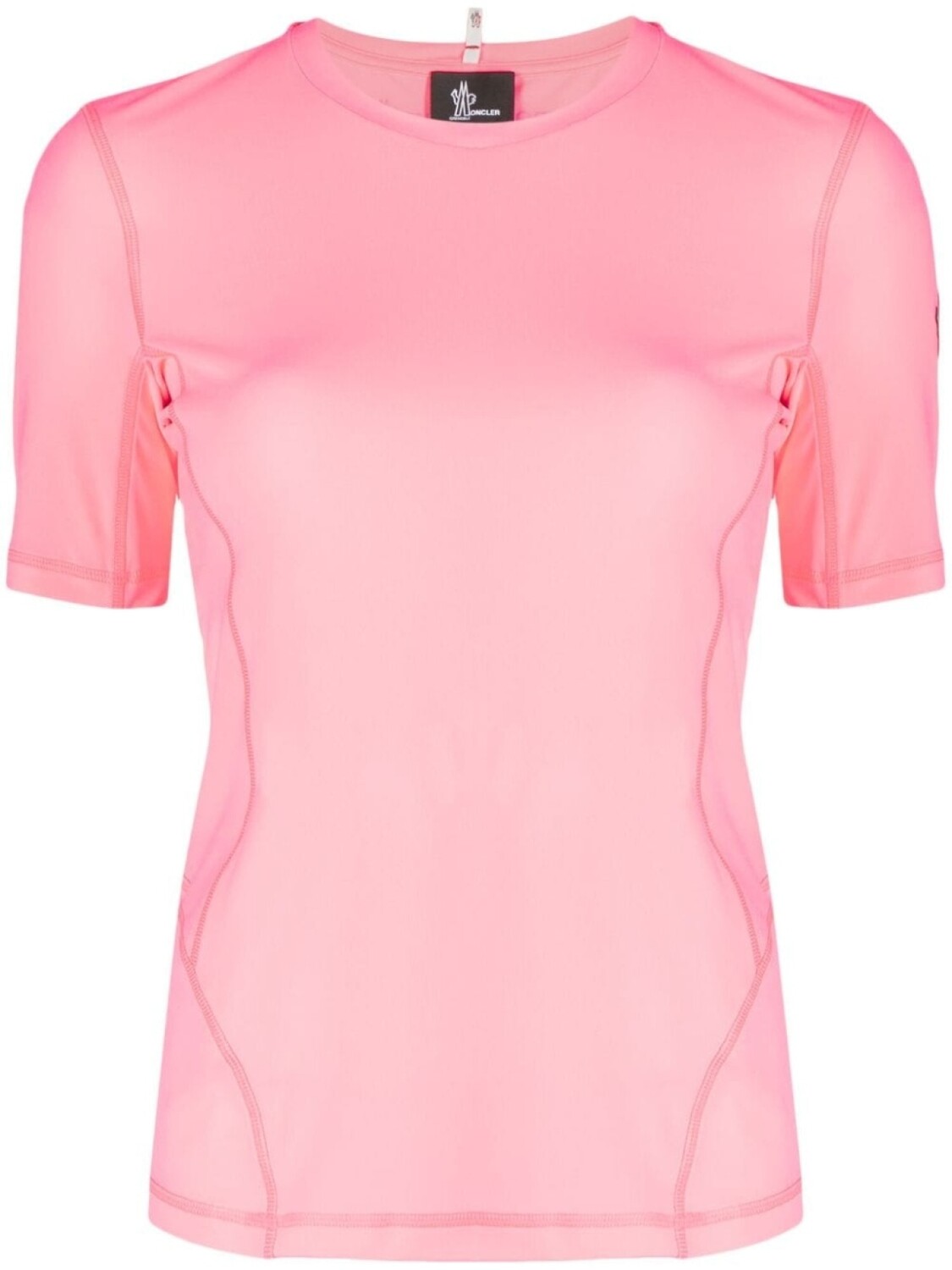 

Футболка Activewear с нашивкой-логотипом Moncler, розовый