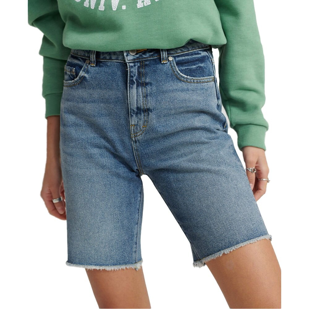 

Джинсовые шорты Superdry Bermuda, синий