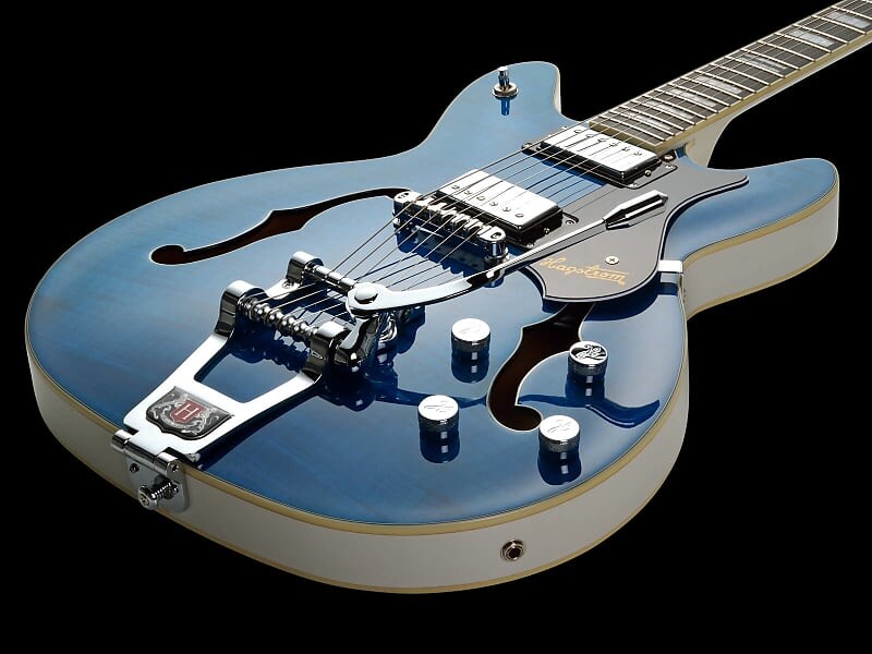 

Электрогитара Hagstrom Tremar Viking Deluxe Electric Guitar - Cloudy Seas