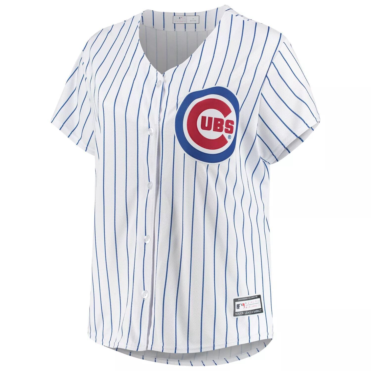

Женская белая продезинфицированная копия джерси команды Chicago Cubs больших размеров, Белый
