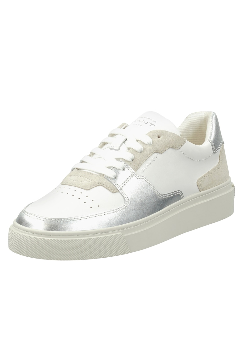 Кожаные спортивные туфли Julice с металлическими деталями Gant, белый
