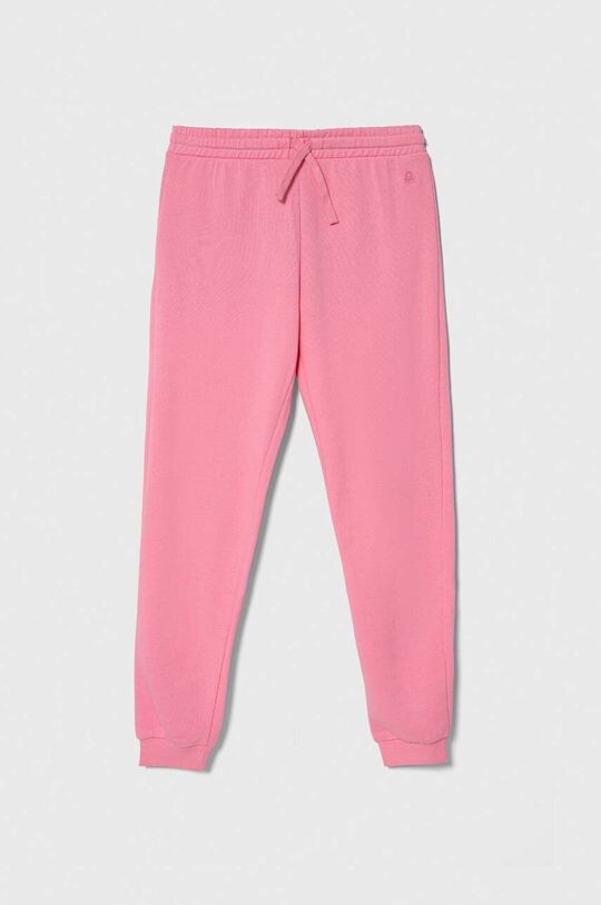 

United Colors of Benetton Детские хлопковые спортивные штаны, розовый