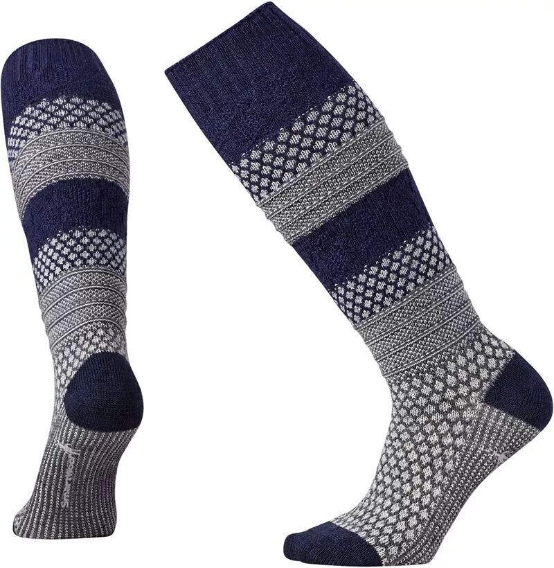 

Женские гольфы Smartwool с косами попкорна, синий