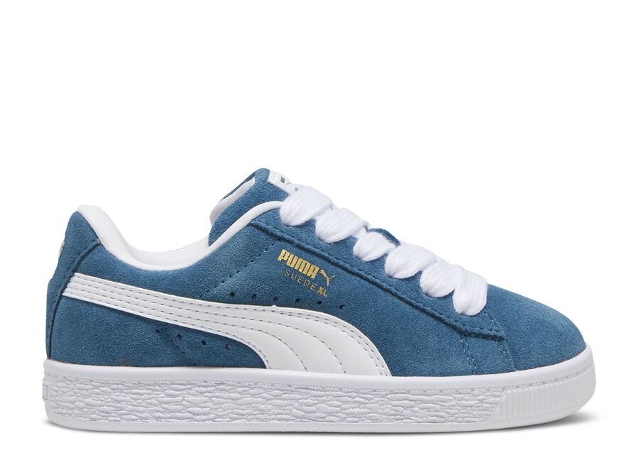

Кроссовки Puma Suede Xl Little Kid 'Ocean Tropic Warm White', синий