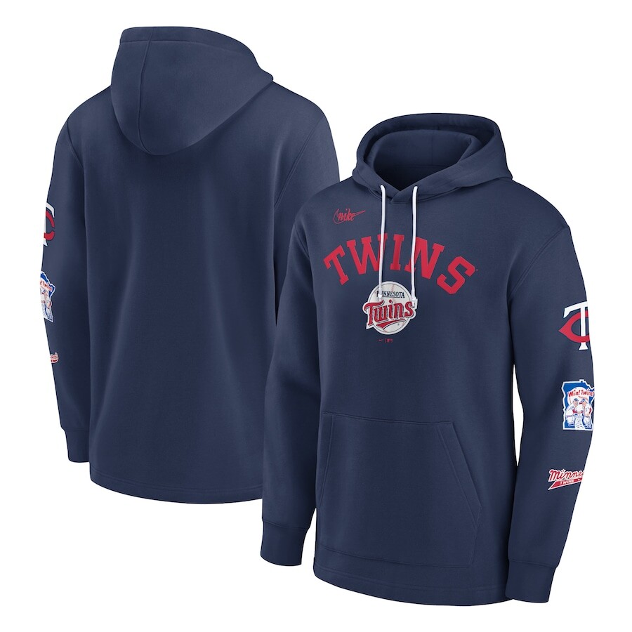 

Пуловер с капюшоном Nike Minnesota Twins, нави