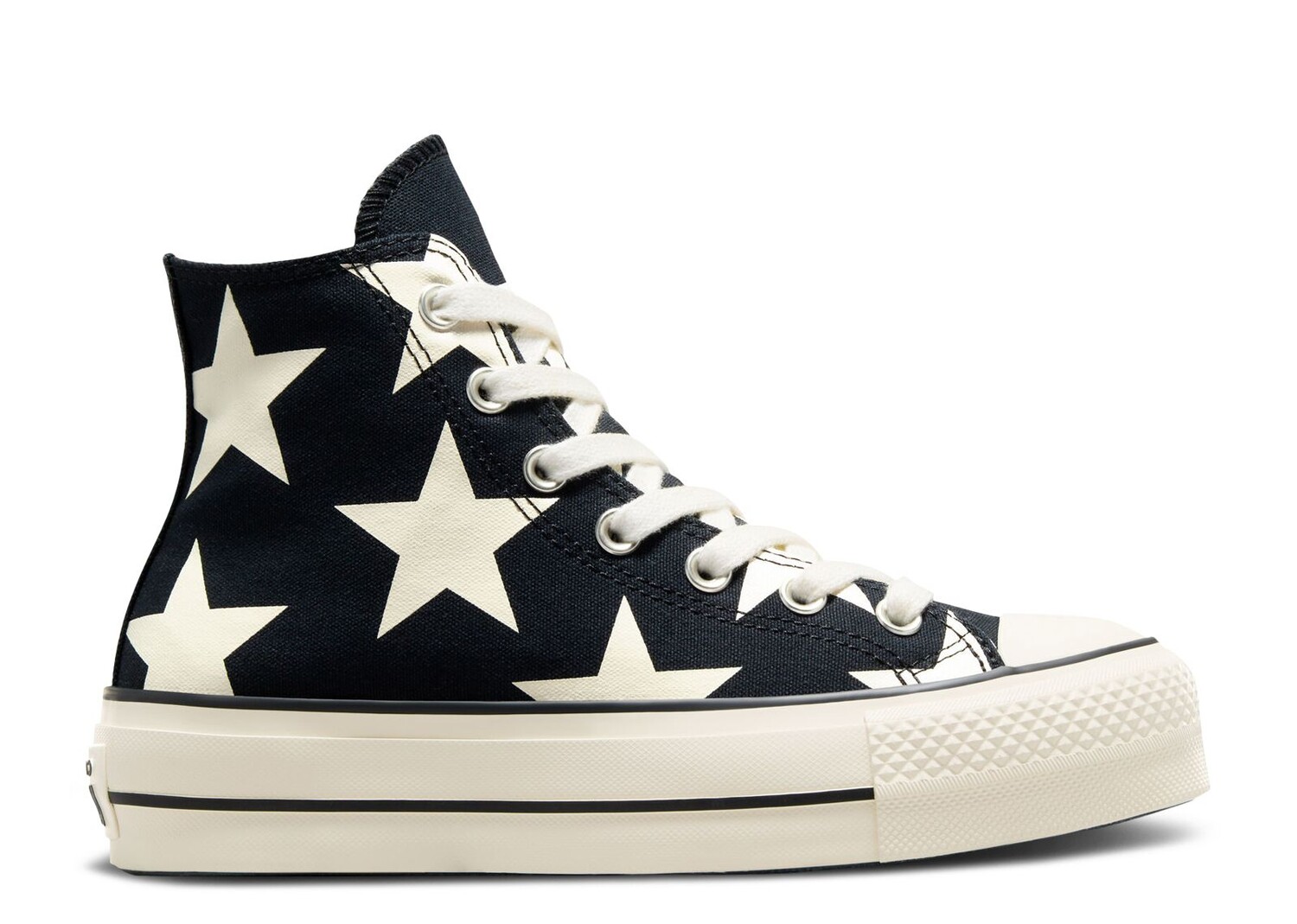 

Кроссовки Converse Wmns Chuck Taylor All Star Lift Platform High 'Large Stars', черный