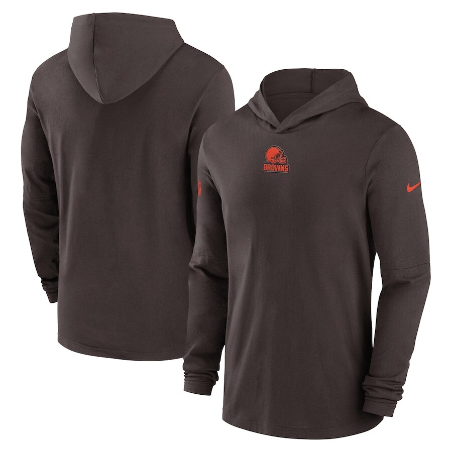 

Футболка с длинным рукавом Nike Cleveland Browns, коричневый