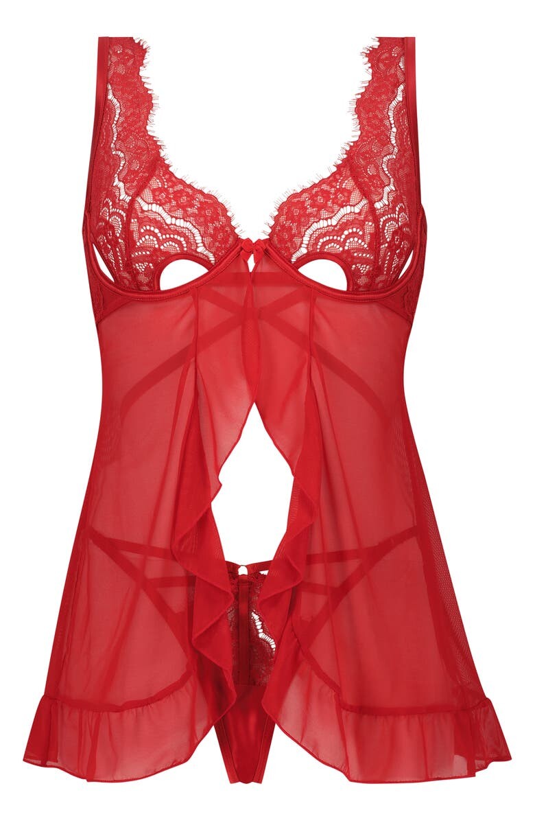 

Комплект сорочки и стрингов Babydoll на косточках Seraphina HUNKEMÖLLER