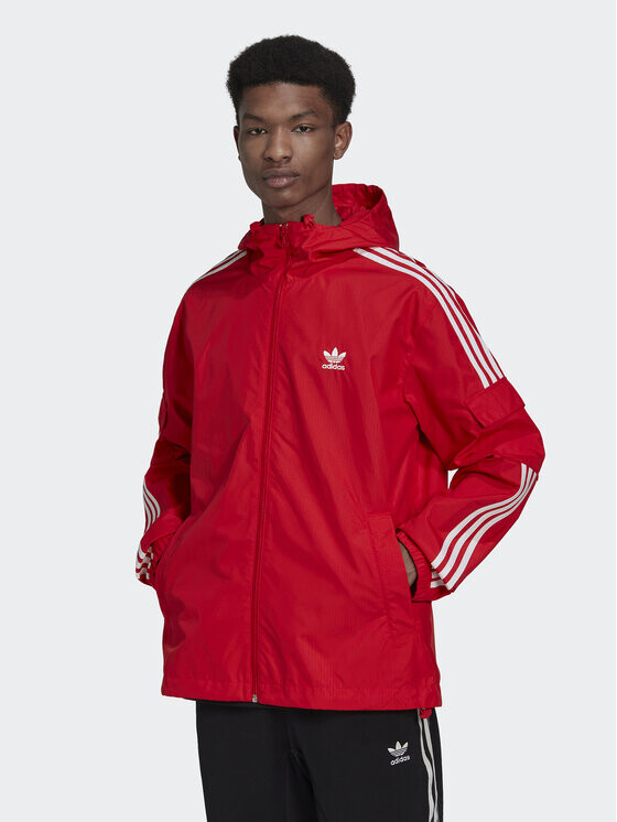 

Ветровка стандартного кроя Adidas, красный