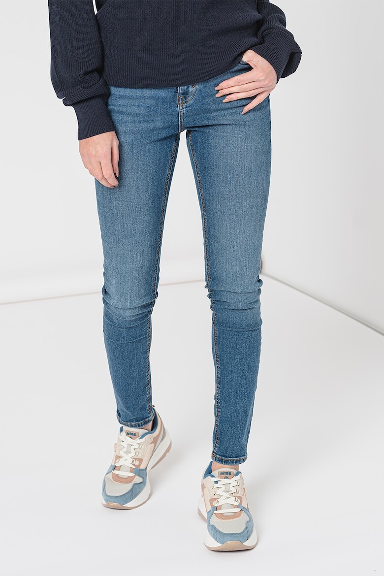 

Узкие джинсы с потертым эффектом Esprit, синий