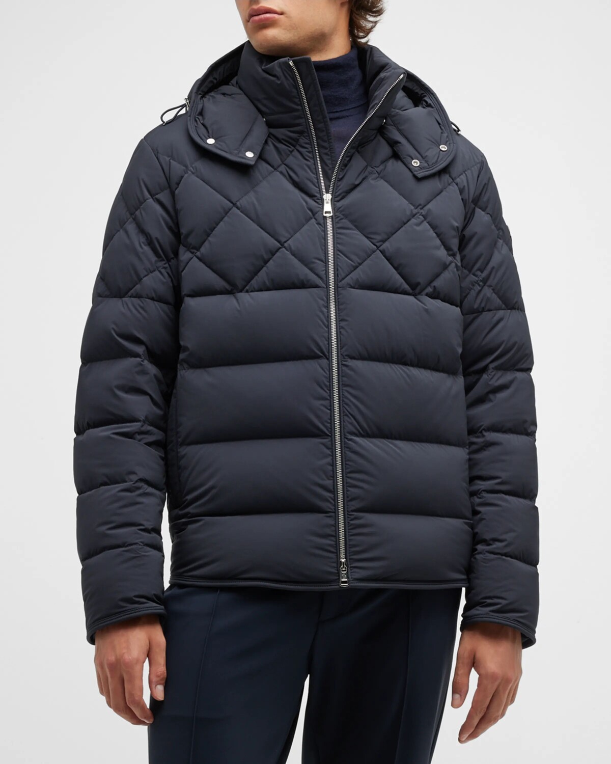 

Мужской стеганый пуховик Cecaud Moncler, цвет Navy