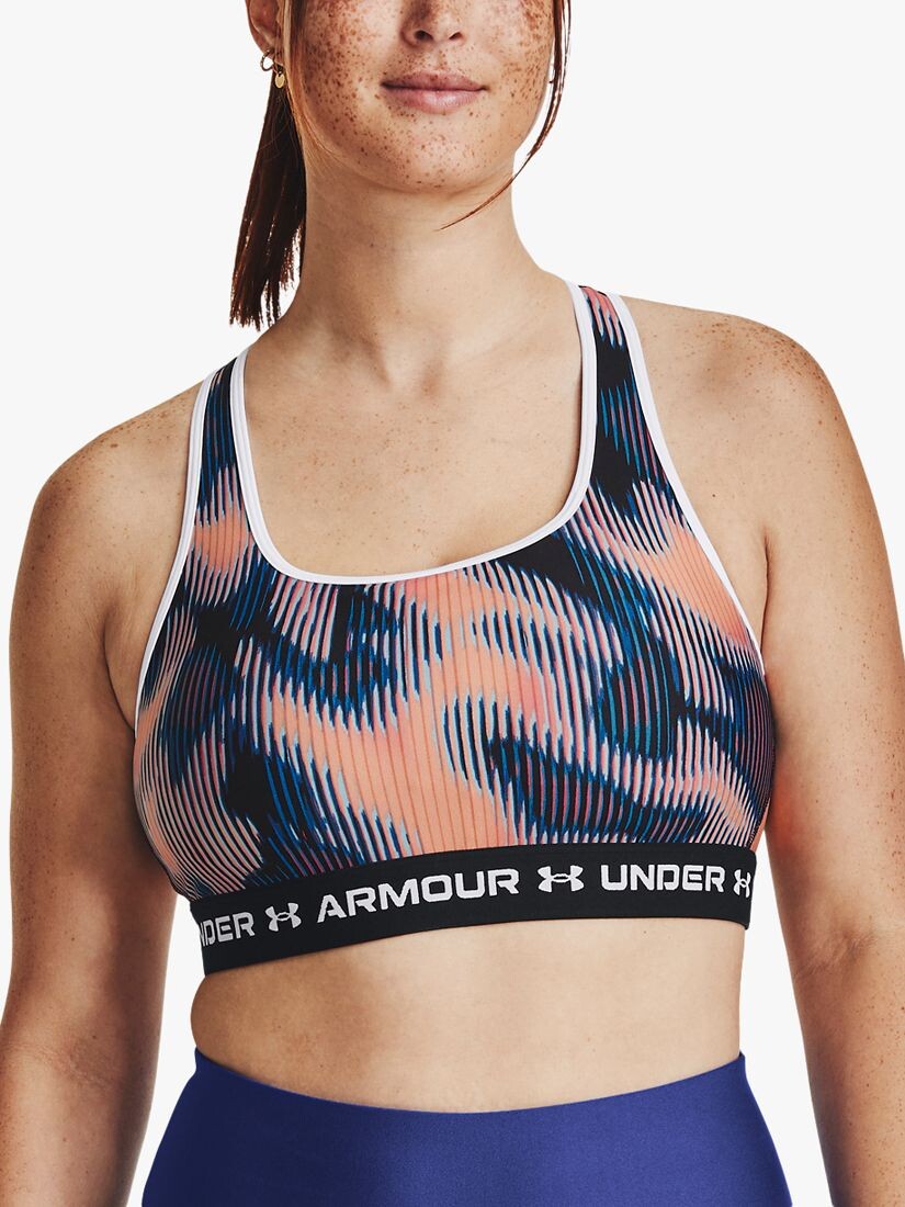 

Спортивный бюстгальтер Under Armour Armour Mid с перекрещенной спиной и принтом