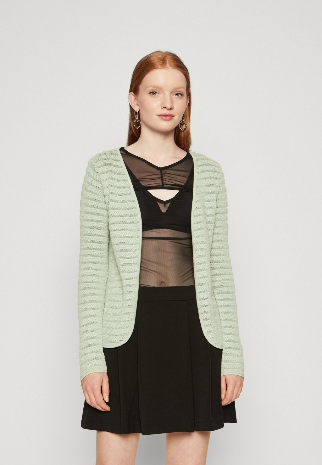 

Кардиган Onlcrystal Cardigan ONLY, цвет frosty green