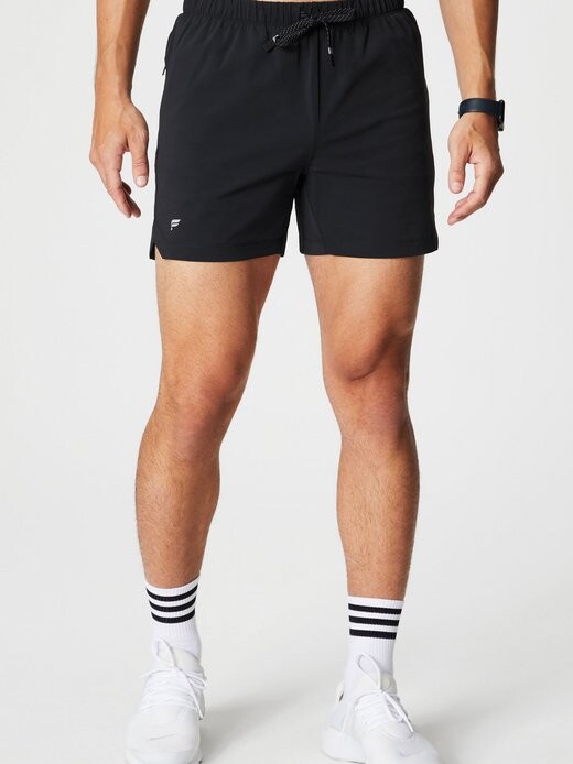 

Шорты короткие с внутренними шортами 13см. Fabletics, черный