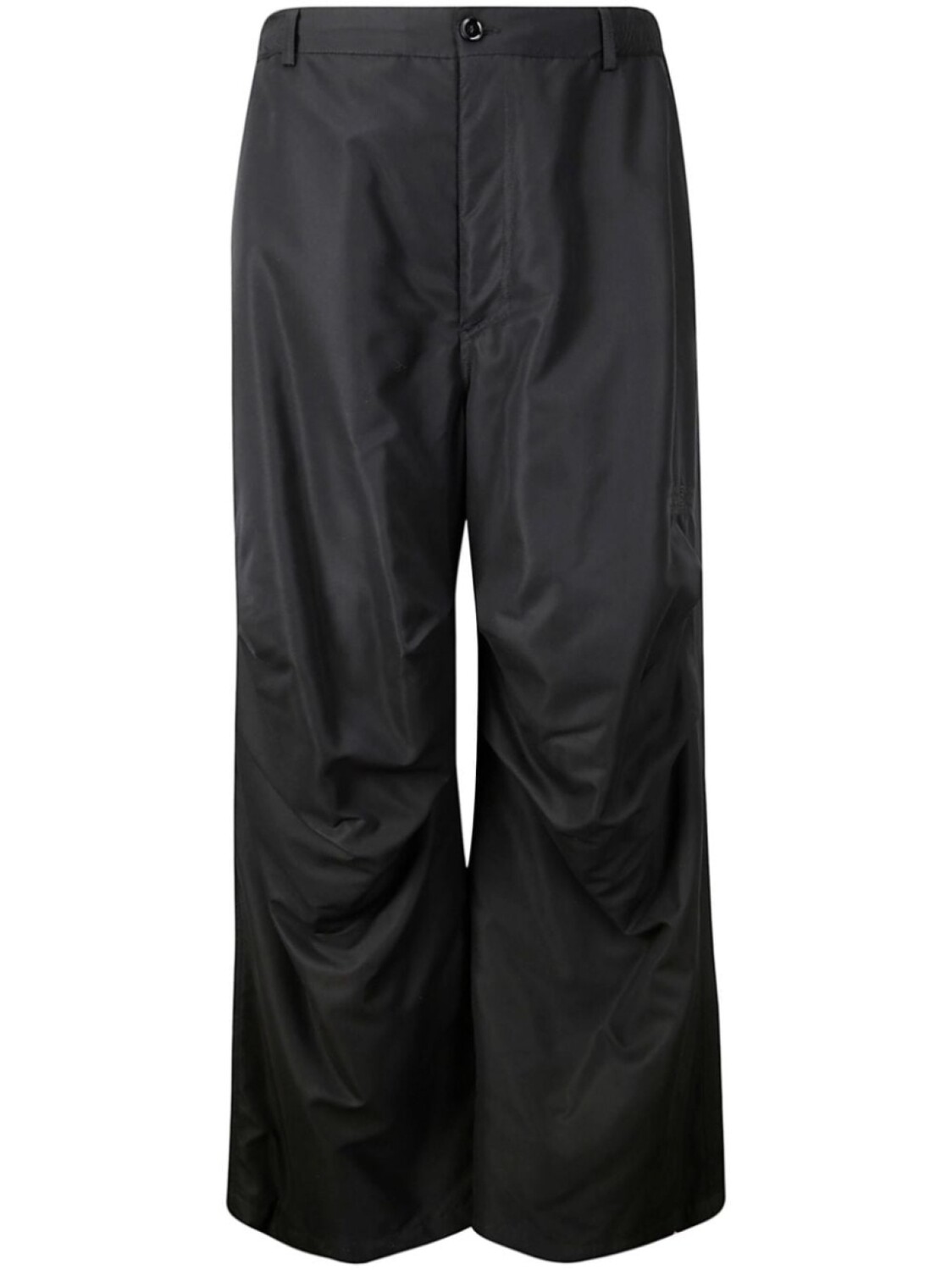 

MM6 Maison Margiela широкие брюки с узором, черный