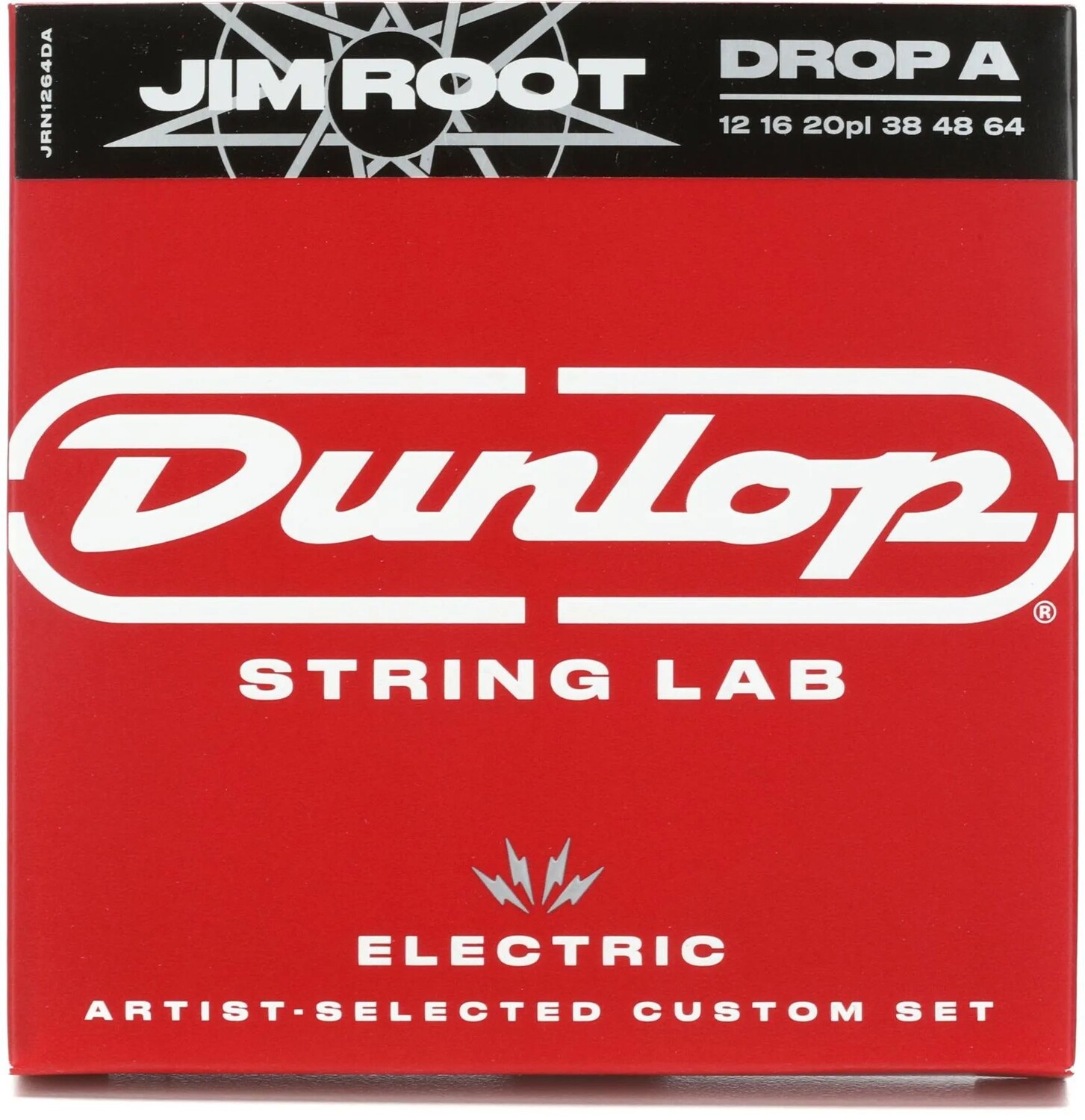 

Электрические струны Dunlop JRN1264DA Jim Root — .012-.064 Drop A