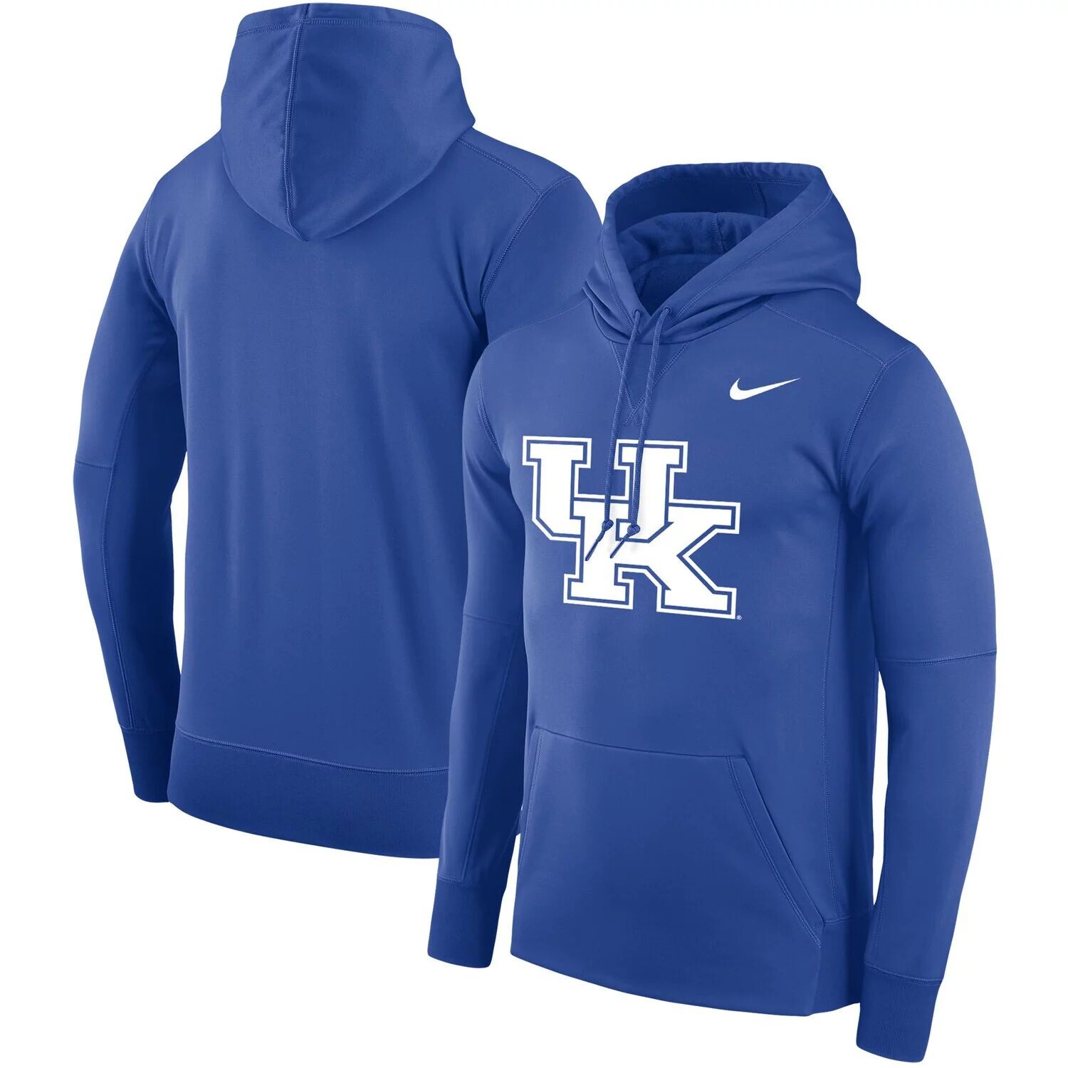 

Мужской пуловер с капюшоном и логотипом Royal Kentucky Wildcats Big & Tall Legend Primary Nike