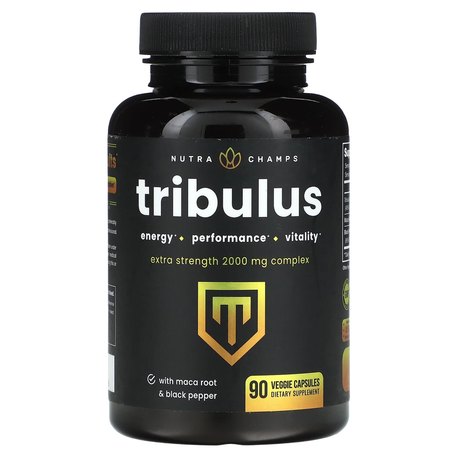 

Tribulus, Extra Strength, 666 мг, 90 растительных капсул, NutraChamps