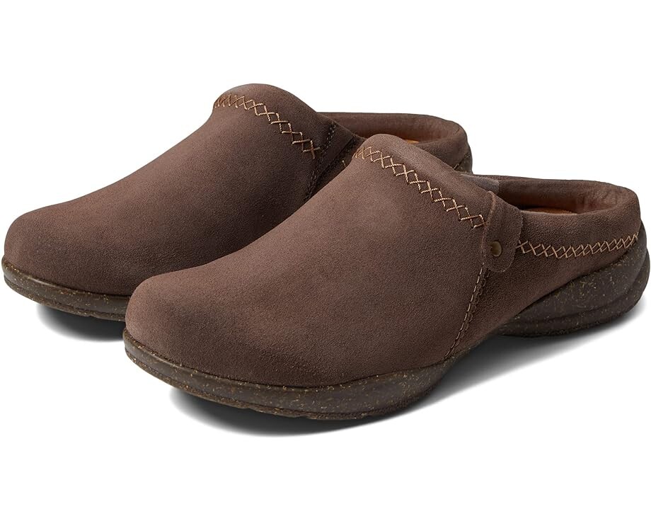 Сабо Clarks Roseville Echo, цвет Dark Taupe Suede сабо clarks roseville echo цвет mahogany suede