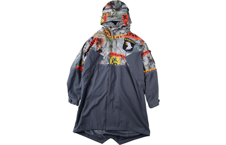 

Куртка Avirex Icon Paste Custom Photo Parka, Серый