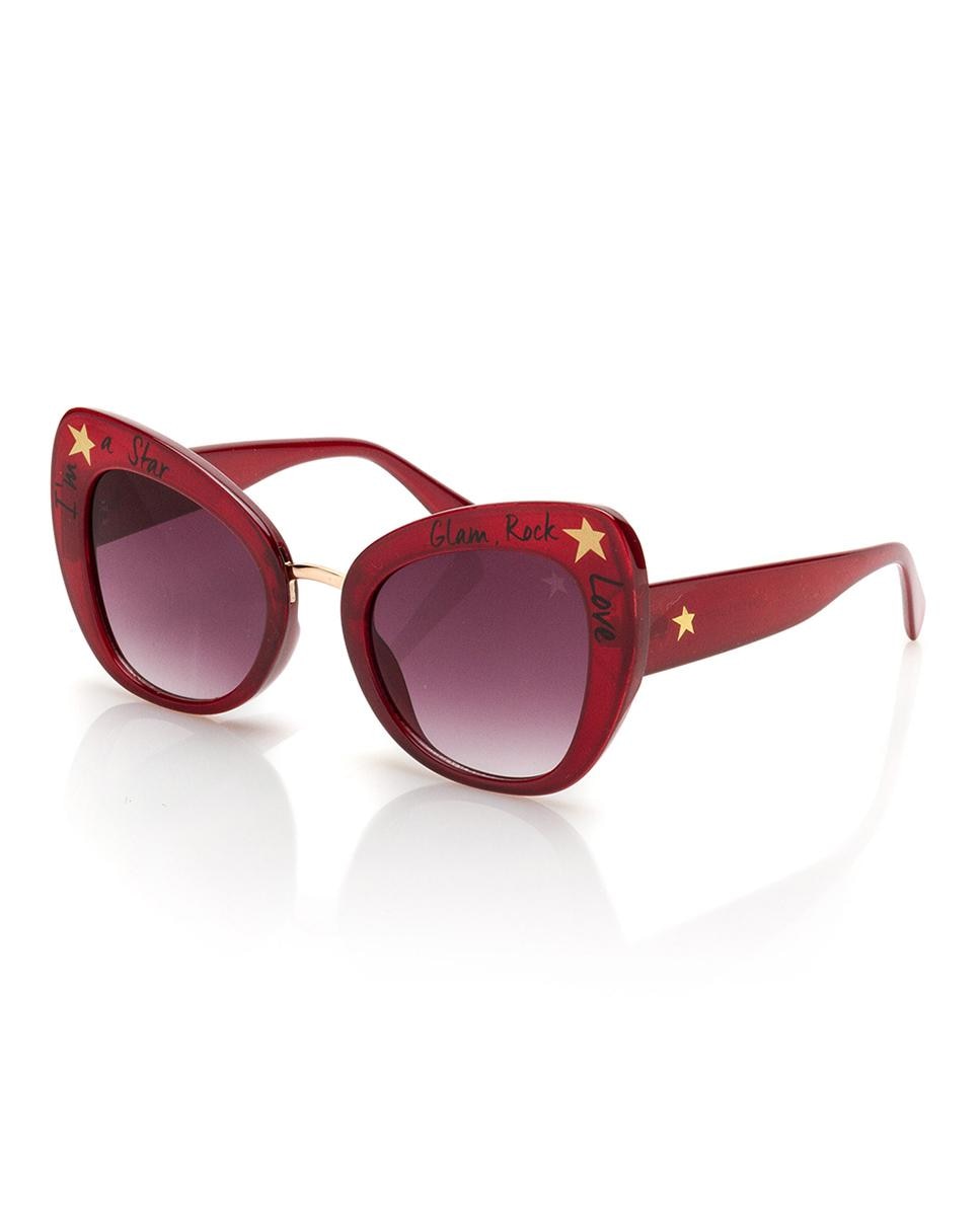 Красные женские солнцезащитные очки Starlite в оправе «кошачий глаз» Starlite, красный