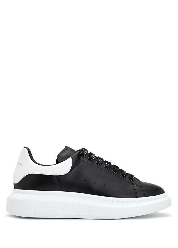 

Черные мужские кожаные кроссовки oversized Alexander McQueen, Черный
