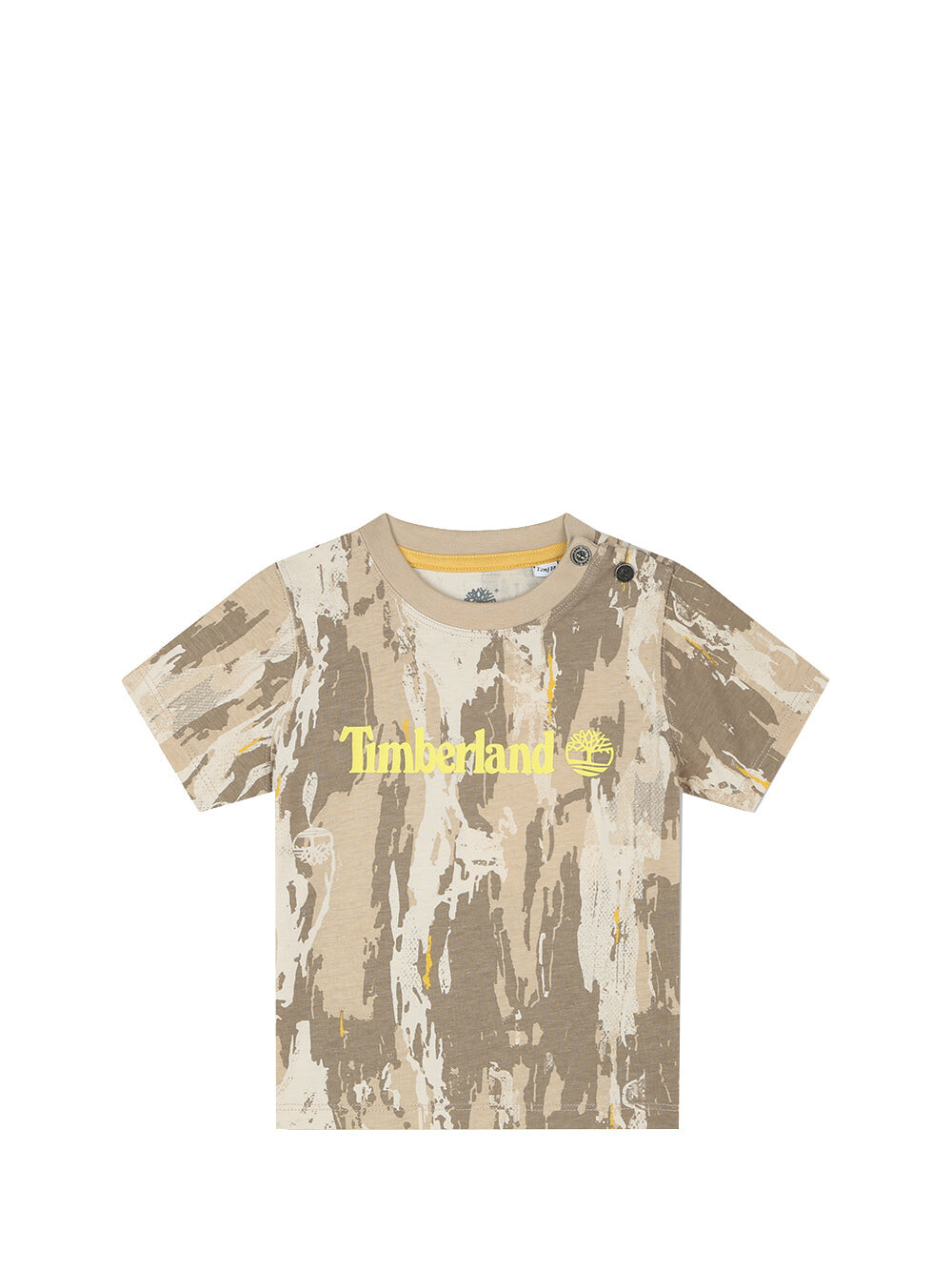

Бежевая детская футболка Timberland