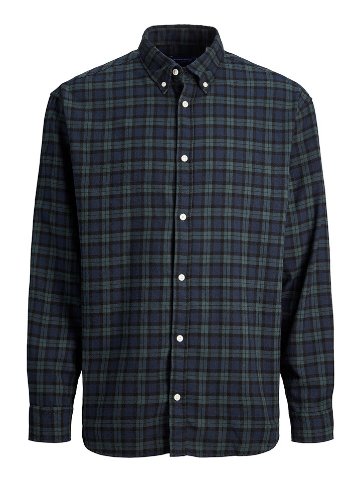 

Рубашка Jack & Jones Cozy Slim fit, темно синий