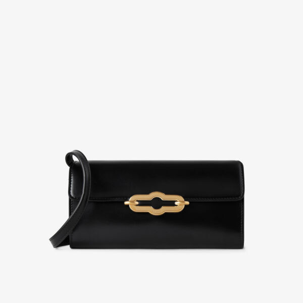 

Кожаный кошелек Pimlico на ремешке Mulberry, черный