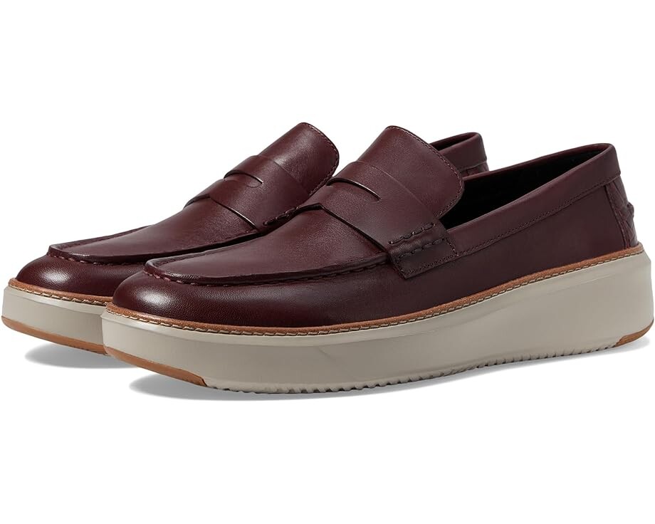 

Лоферы Cole Haan Grandpro Topspin Penny Loafer, цвет Bloodstone/Dove