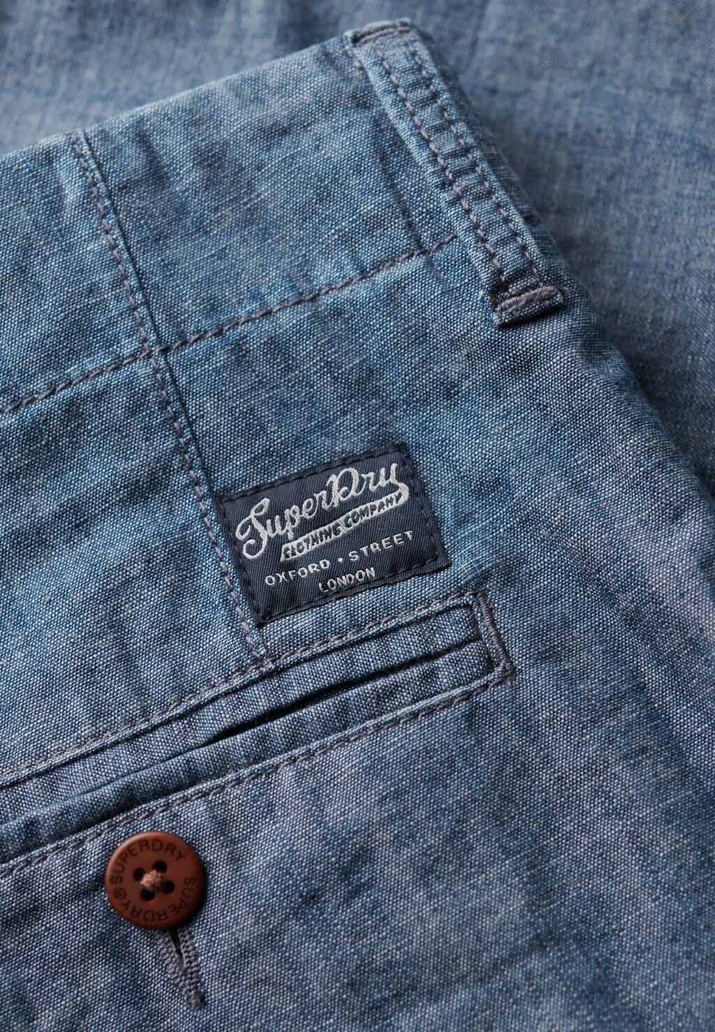 

Джинсовые шорты Superdry, синий
