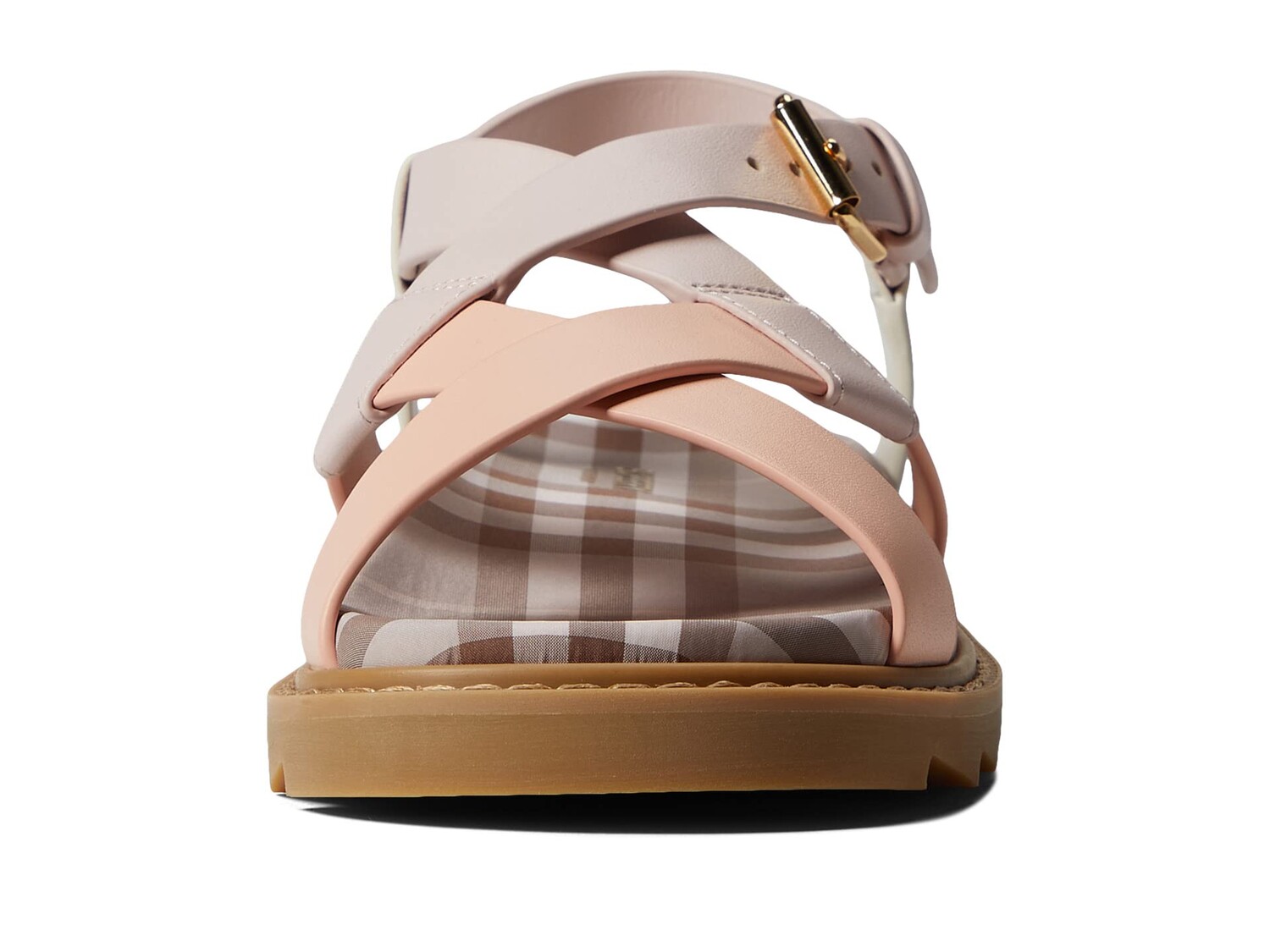 

Сандалии Burberry Kids Jane Check (Toddler/Little Kid)