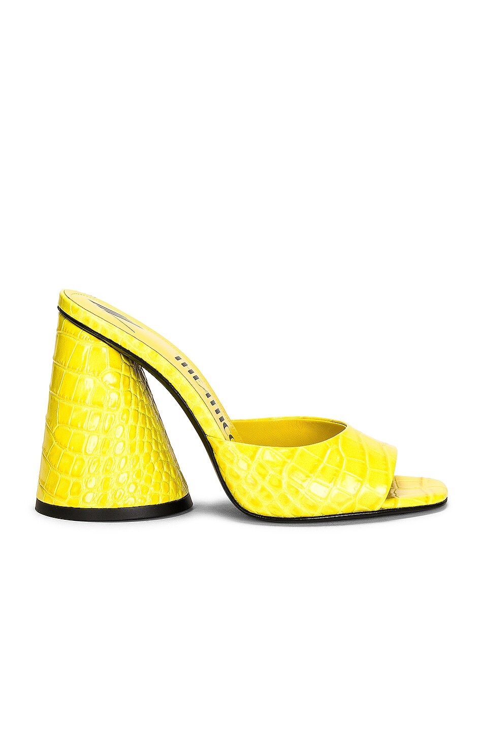 

Мюли The Attico Luz 105, цвет Pale Yellow