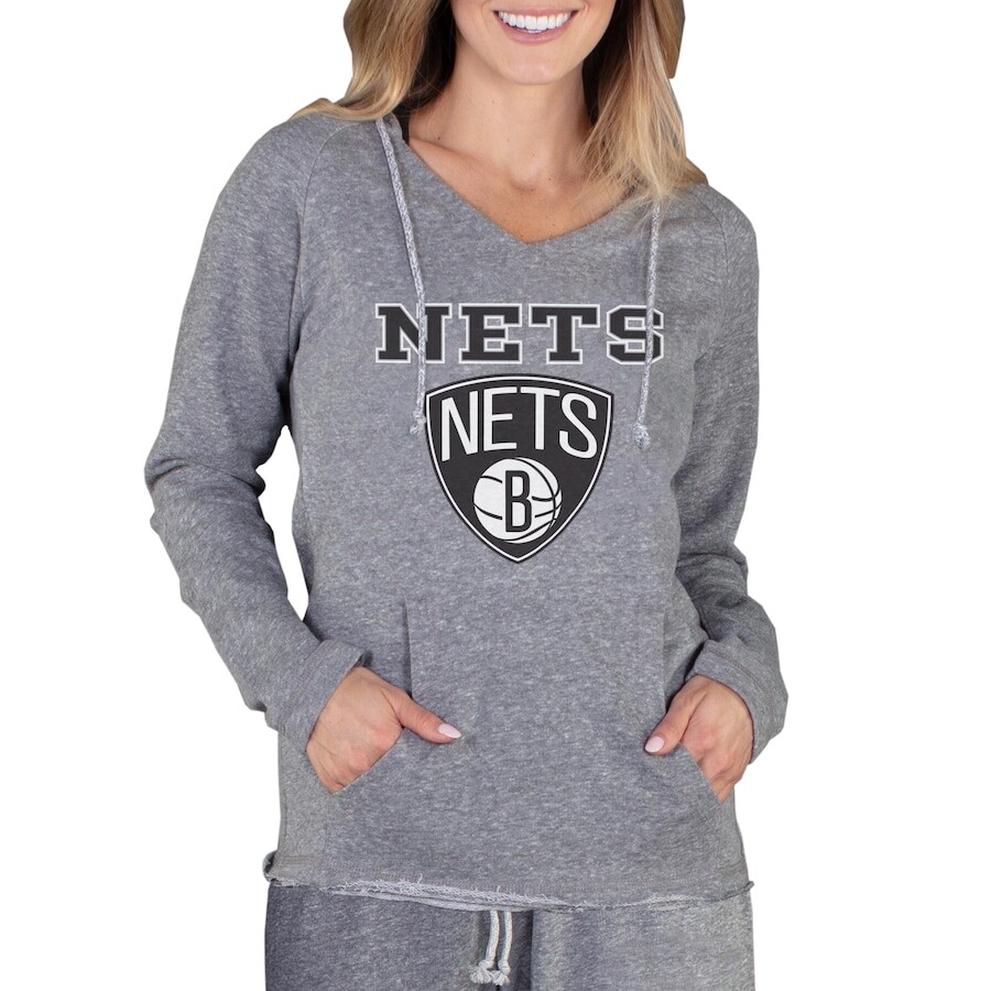 

Футболка с длинным рукавом Concepts Sport Brooklyn Nets, серый