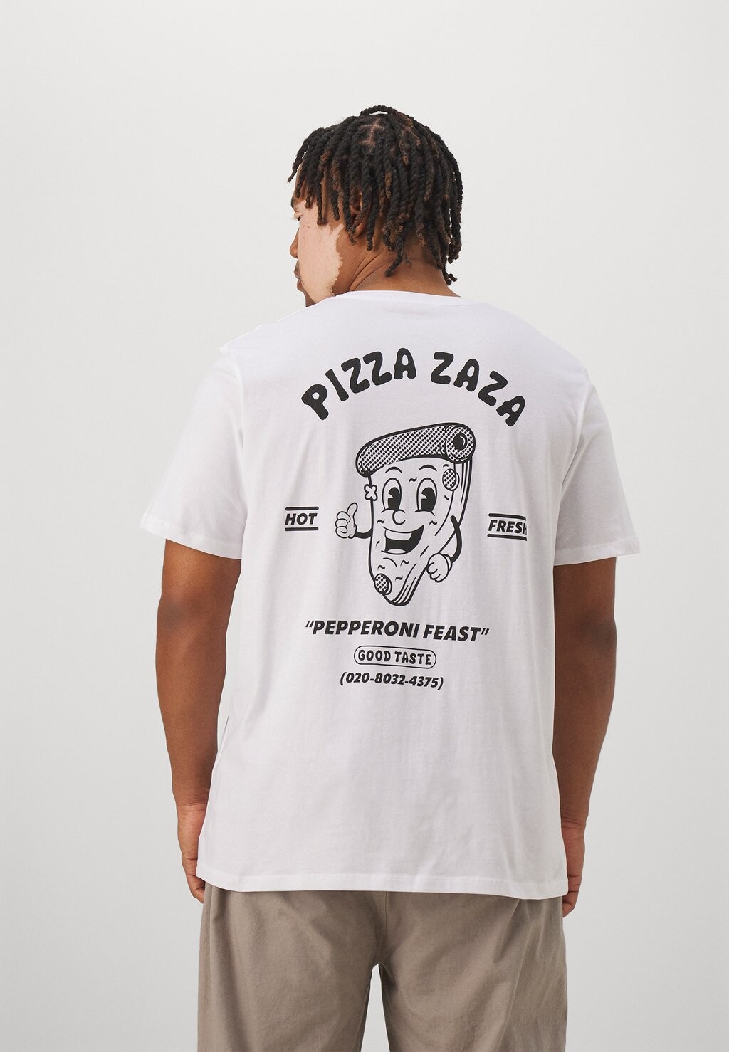 

Футболка с принтом JORNOODLE TEE CREW NECK Jack & Jones, белый
