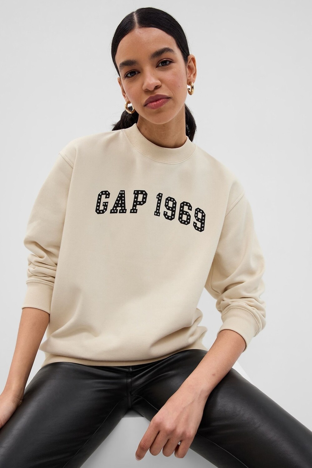 

Толстовка со спущенными плечами и логотипом Gap