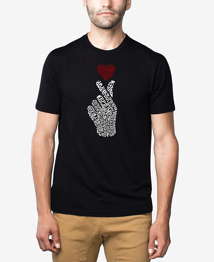 Мужская футболка премиум-класса Word Art K-Pop LA Pop Art, черный lee stephan k pop confidential