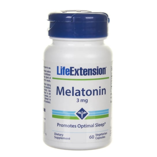 Life Extension, Мелатонин 3 мг, 60 капсул life extension мелатонин 3 мг 60 вегетарианских капсул
