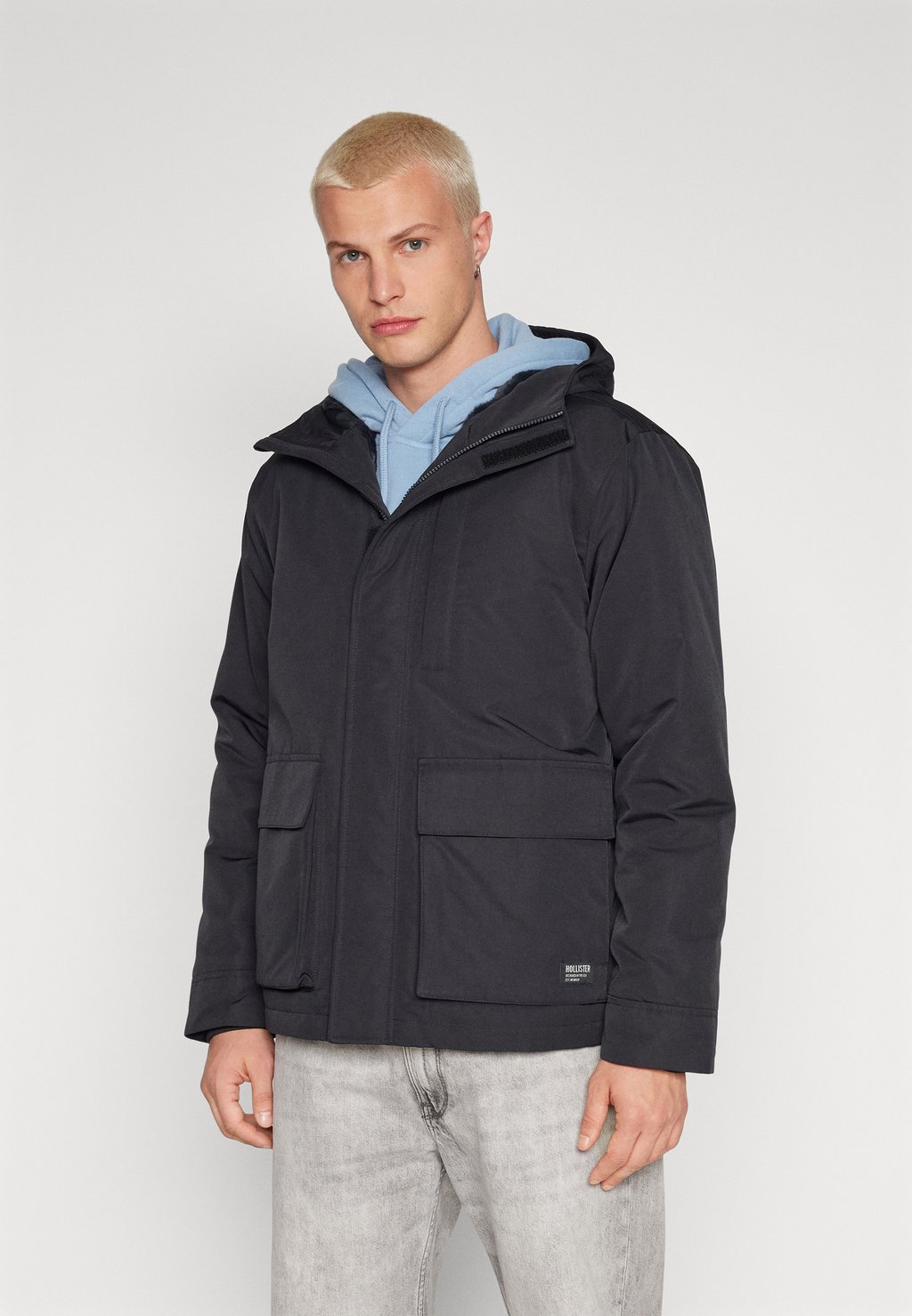 

Зимняя куртка ALL WEATHER JACKET Hollister Co., черный