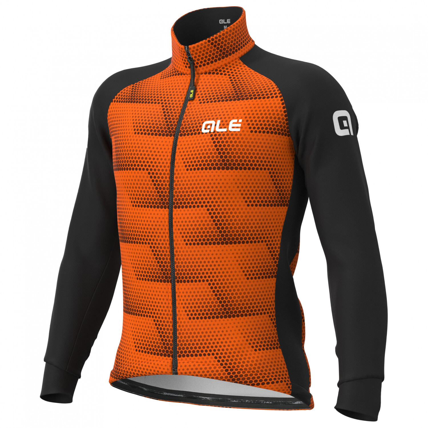 

Велосипедная куртка Alé Solid Sharp, цвет Black/Fluo Orange